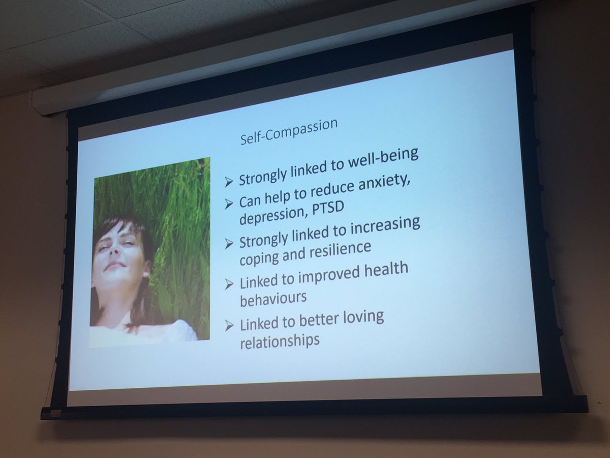 Alex__McDonnell's tweet photo. Felt totally inspired by @Dianethemidwife presentation this afternoon, demonstrating her findings from research conducted as part of her PhD into compassion within maternity care. It really highlighted to me the importance of self-compassion. A very emotive and interesting talk. https://t.co/uDwihNGChy