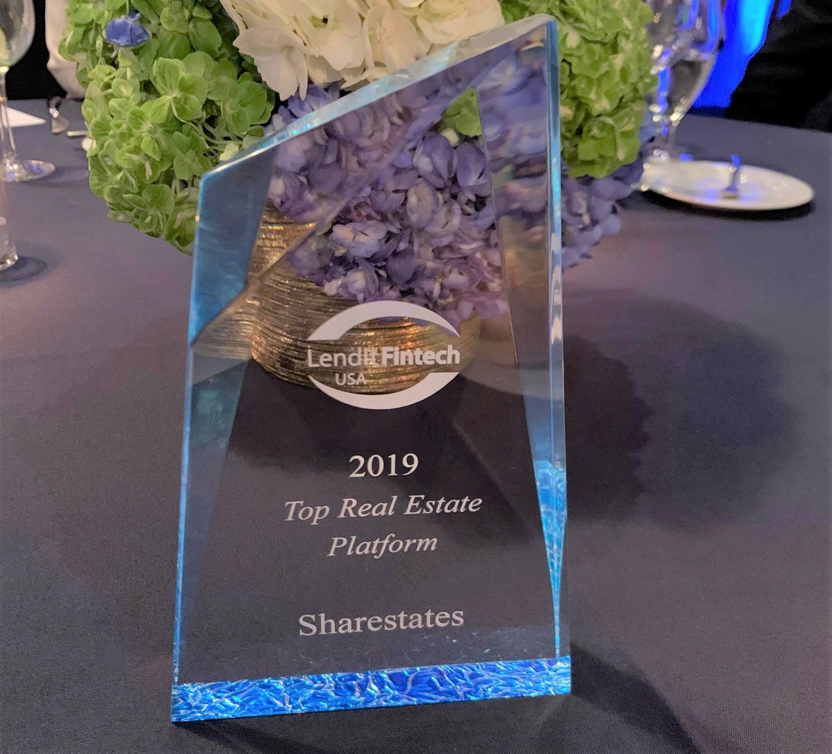 allenshayanfekr's tweet photo. The entire @Sharestates team has been working diligently over the last 4 years and are so proud to bring home the @LendIt award for 'Best Real Estate Platform'! #Sharestates #RealEstateLending https://t.co/SgJsNlfOsN