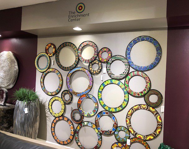EnrichmentWS's tweet photo. Capped off the spring @HPMarketNews yesterday with a visit to the @PhillipsCo showroom to check out our original artwork -- Rhythm Reborn. Thanks to our very special friends Jason and Mark Phillips! #RhythmReborn #hpmkt #DesignOnHPMkt #everypieceaconversation https://t.co/OXHMm0lOOI