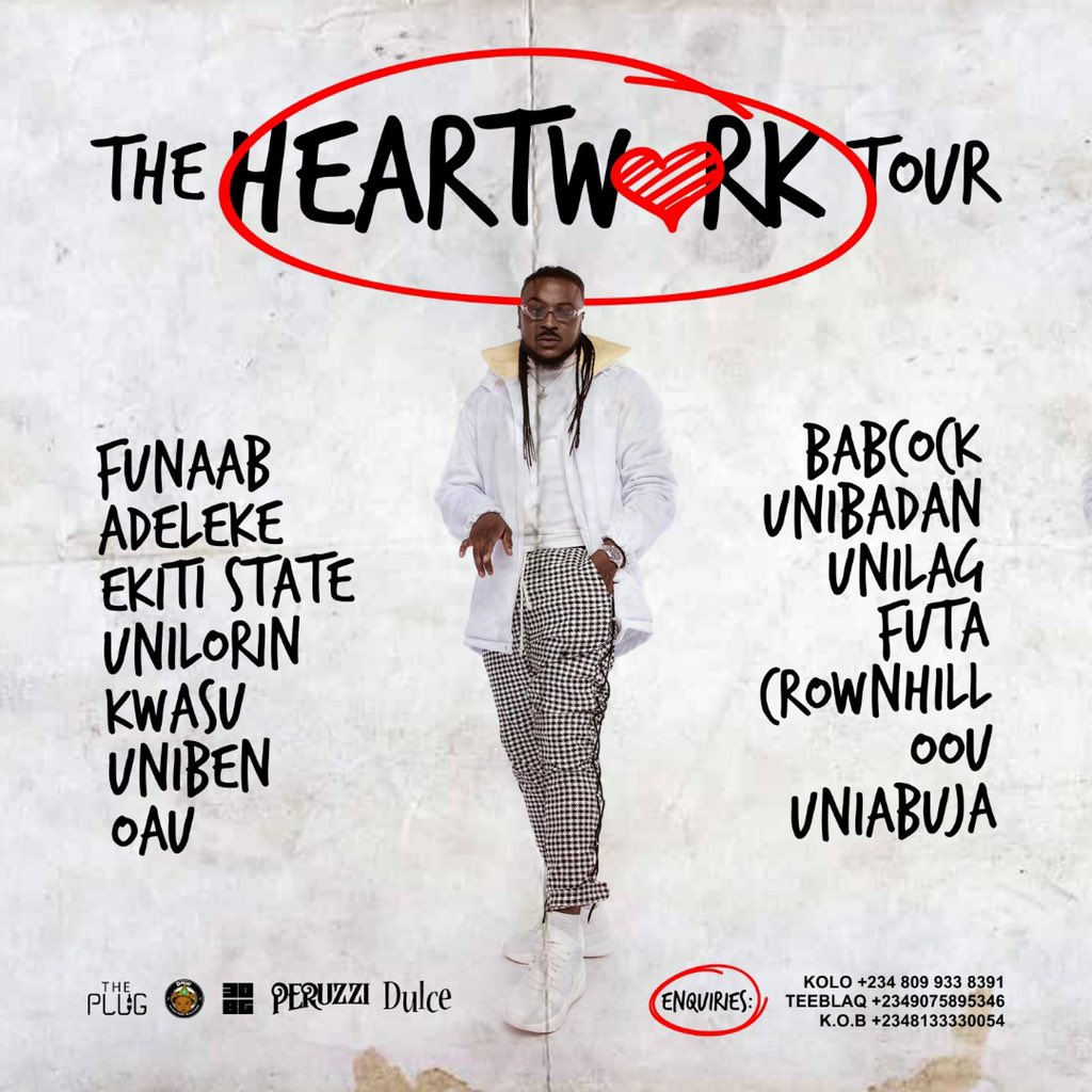 Israel30bg's tweet photo. Adeleke University Tonight  with the vibe machine 😬🌩️💫.  @Peruzzi_VIBES #HeartworkTour . https://t.co/PyAQ4YeQsB