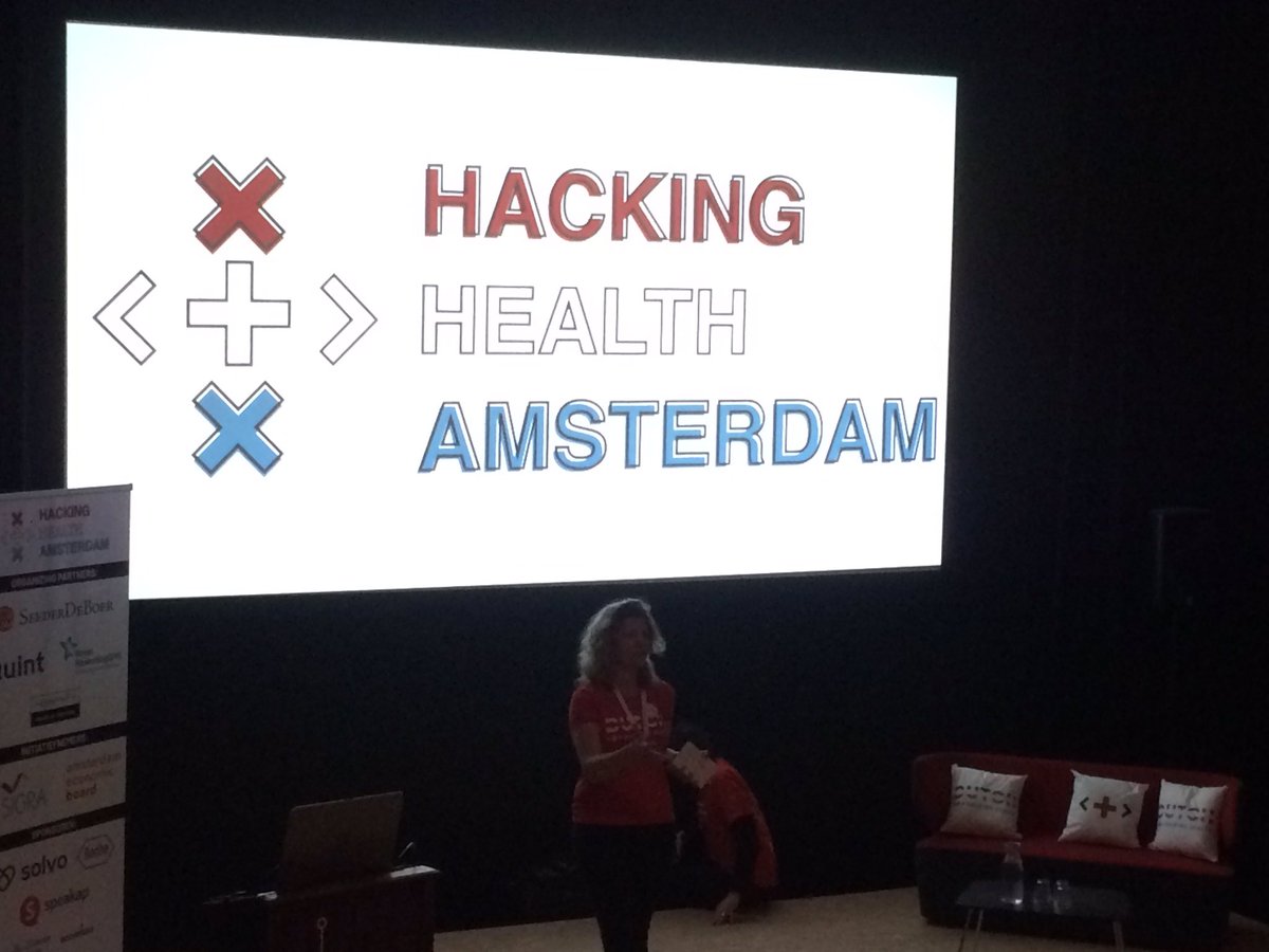 AnnekeMels's tweet photo. Deelnemer bij @HackingHealthNL: benieuwd naar alle innovatieve ideeën! https://t.co/rzTPuixOHj