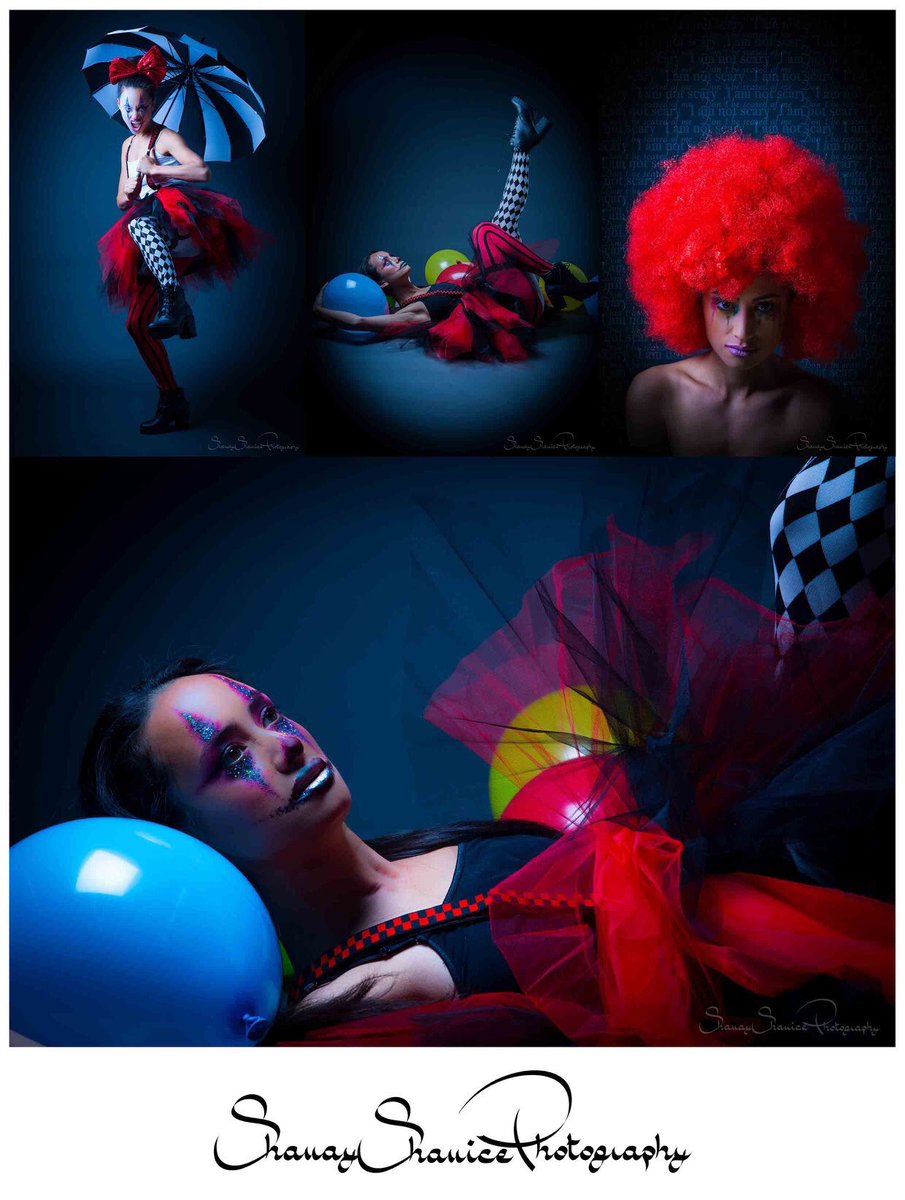 ShanayShanice's tweet photo. 2016 Studio Shoot Throwback! 
🤡Clown Shoot🤡
With @Becky_DH 
Studio Assistant: @mcbuchananpix 
Make-up: Kateeelen
#ThrowbackThursday #shanayshanicephotography https://t.co/2O7hOgSP0t