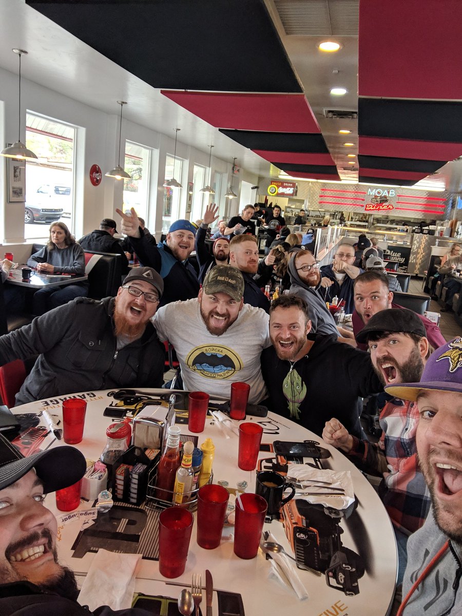 Breakfast! UT ARO on the way to RUMBLE BABY! #infinitythegame #itsseasonx #direstates #skirmishgames