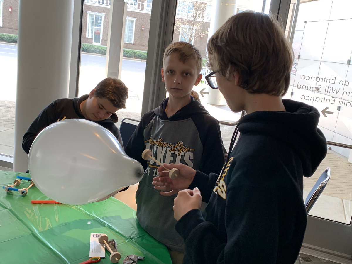 esorrowcarden's tweet photo. Learning about aerodynamics and having a blast at the NASCAR hall of fame! #gameonCLMS https://t.co/c6MrCl9Bjq