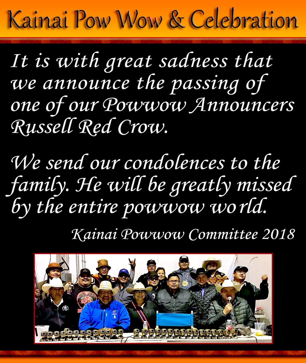 LowaBeebe's tweet photo. #Repost RIP Russell Red Crow 🙏🏽😢 #RIP #BloodTribe #Condolences https://t.co/tdR4Rfg4ui