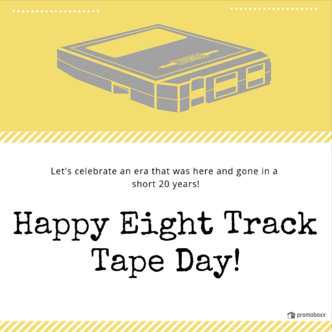 PoageChevyBuick's tweet image. Eight track tape players came out in Ford vehicles in 1965. Many eight track tape releases are even highly collectible today. What are your favorite memories from back in the old eight track days?