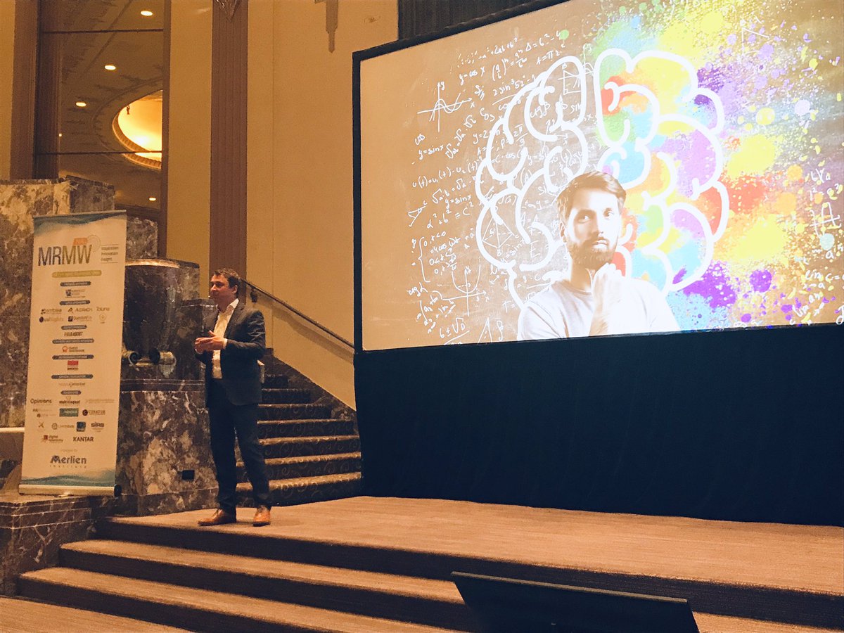 @HaystackInt; Ludovic shined on stage explaining the symphony of senses. Love the engagement with chocolate! #MRMW