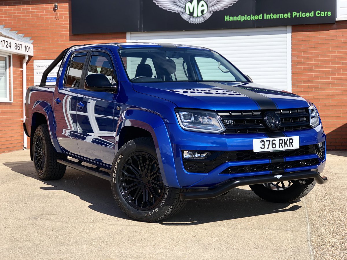 AtkinsonCars's tweet photo. Here picking up his Ravenna Blue MA-SV Amarok GTS today is one of our best and most valued customers Russ Rucastle, another stunning vehicle to add to his collection. @376RKR https://t.co/K99liVticl