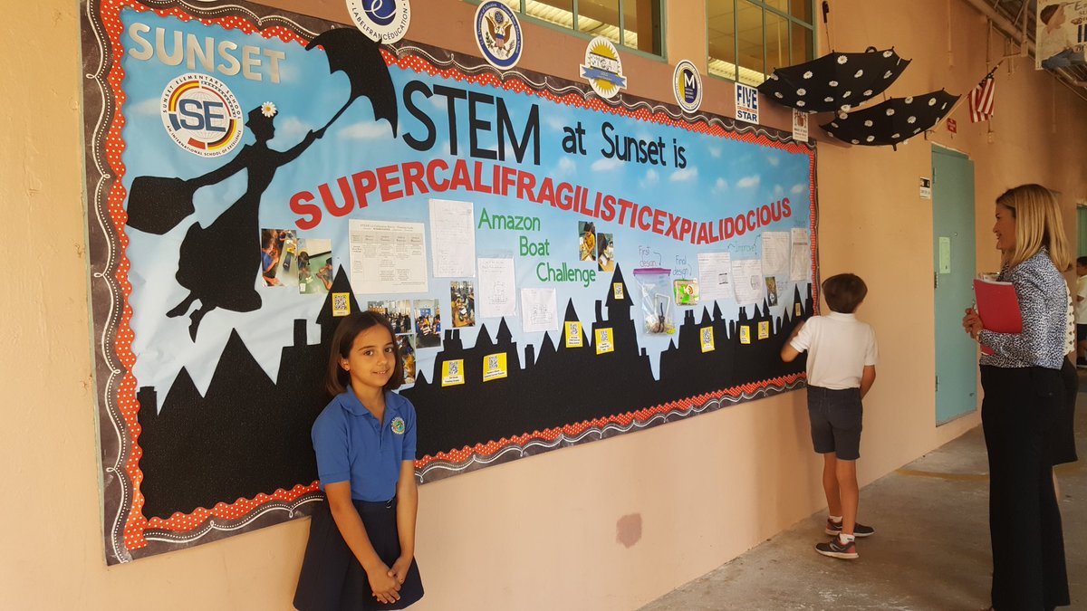 MDCPSSTEAM's tweet photo. So much to brag about @Sunset_Elem . Gold #MDCPSSTEM school for 3 years and going for gold again this year. STEM in multiple languages. https://t.co/SoVpkINpVf