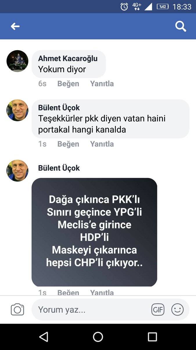 @Fox2016Tv bu arkadaş senin ekranda PKK ya teşekkür ettiğini söylüyor