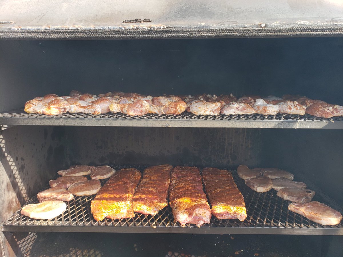 Getting ready for lunch! Test run on the smoker my classes built. <a href="/HSVk12/">Huntsville City Schools</a> <a href="/HSVCareerCoach/">HCS Career Coach</a> <a href="/HSVCareerCoach/">HCS Career Coach</a> <a href="/MaeJemisonHS/">Mae Jemison High School</a> <a href="/HSVCTE/">Huntsville CTE</a>