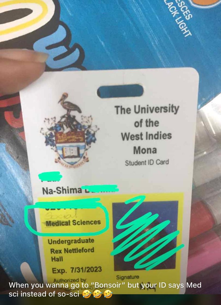 uwimona_fss's tweet photo. Even the Medical Science students know whatโs up ๐ค
Remember to mark the date !
๐๐ซBONSOIR: An Elegant Affair๐ซ ๐
๐: THIS FRIDAY โผ๏ธ
๐: Geography Department Grounds, FST.
๐: 8:00 pm.
๐ต: Non-SoSciTech students: $500
Hope to see you thereโจ
#Bonsoir2019
#SoSciTech https://t.co/bQHQEiQrW6