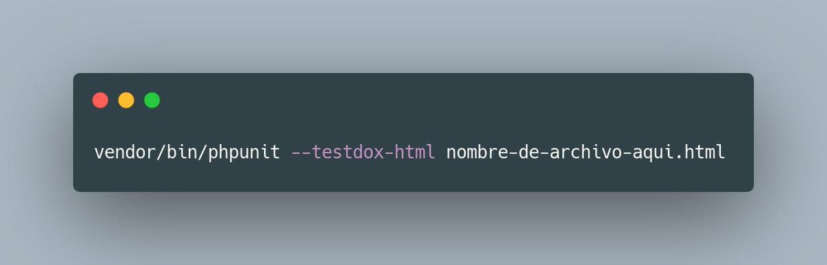 Stydenet's tweet photo. PHPUnit te permite generar reportes y documentación de las aplicaciones que desarrolles con pruebas.
Aprende más con este video gratuito: https://t.co/IQwJDw8mDQ 📑✅ #StydeTips https://t.co/lJ6BdTJIlp