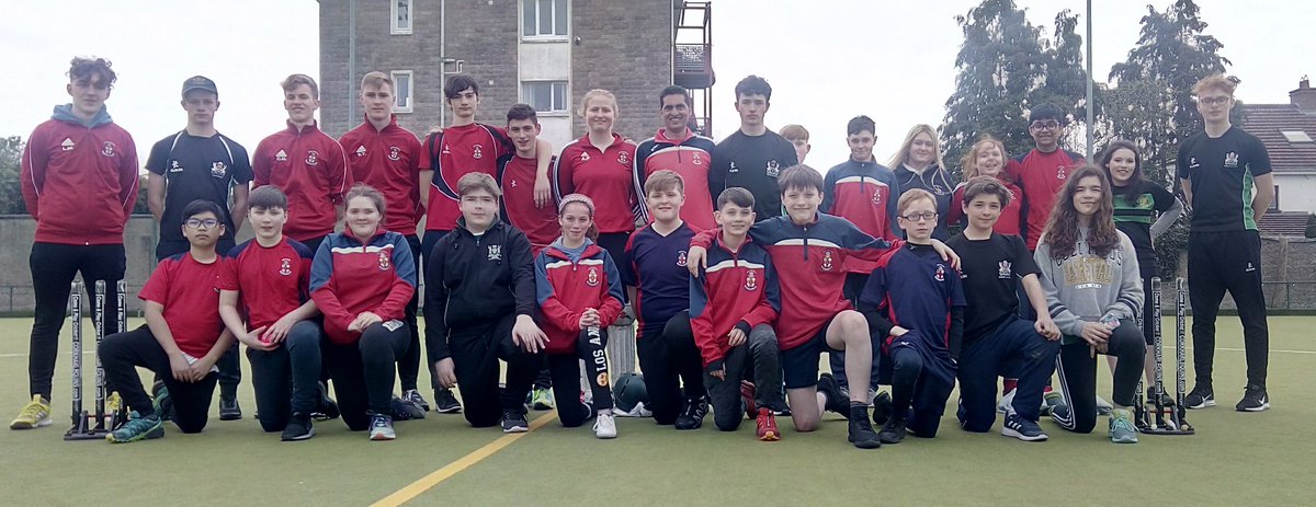 RedsYouth's tweet photo. @MunsterCricket Junior blitz bash part 2. Exhausting but enjoyable day. Nearly 50 pupils played cricket across 6 matches. On behalf of @bandongrammar @cbc_cork @SextonStCricket huge thanks to @VilliersSchool Results to follow.#GrowingRedsCricket #munsterschoolscricket https://t.co/8LgPFH98ZD
