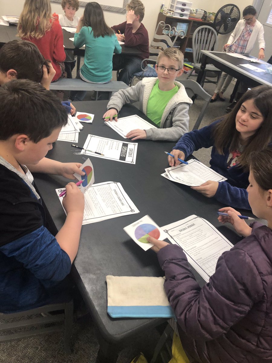 scscougars's tweet image. 📊6th Graders exploring probability at different math stations🗑 #scscougars #mathprobability