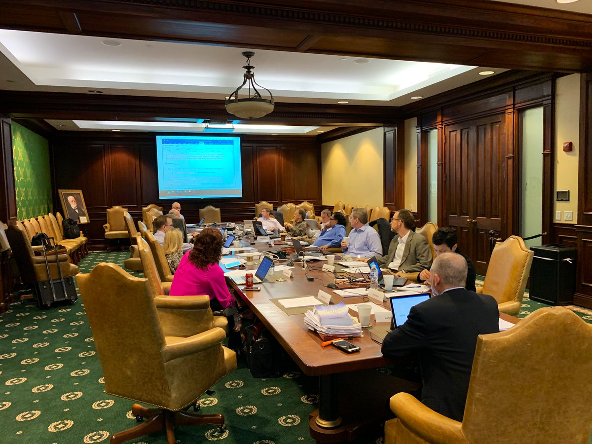 TXBizPJC's tweet photo. Hard at work during our two-day April meetings getting ready for the 2020 volume!📘

#AppellateTwitter ⚖️
#TrialTwitter 🏛 https://t.co/yDrmU60EIh