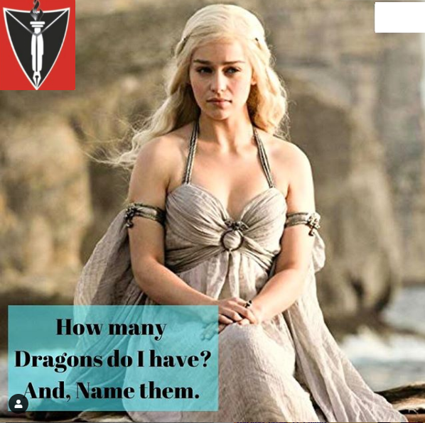 TheNationNews's tweet photo. It's 3 days to the season finale premiere.
"How many dragons do I have? And, name them."
Retweet and tag #GOT fans
#MayTheBestKingdomWin #ItsGOTTime #thursdayMotivation #ThursdayThoughts #WinterIsComing #TheNationNews https://t.co/IfyUhSOIOf