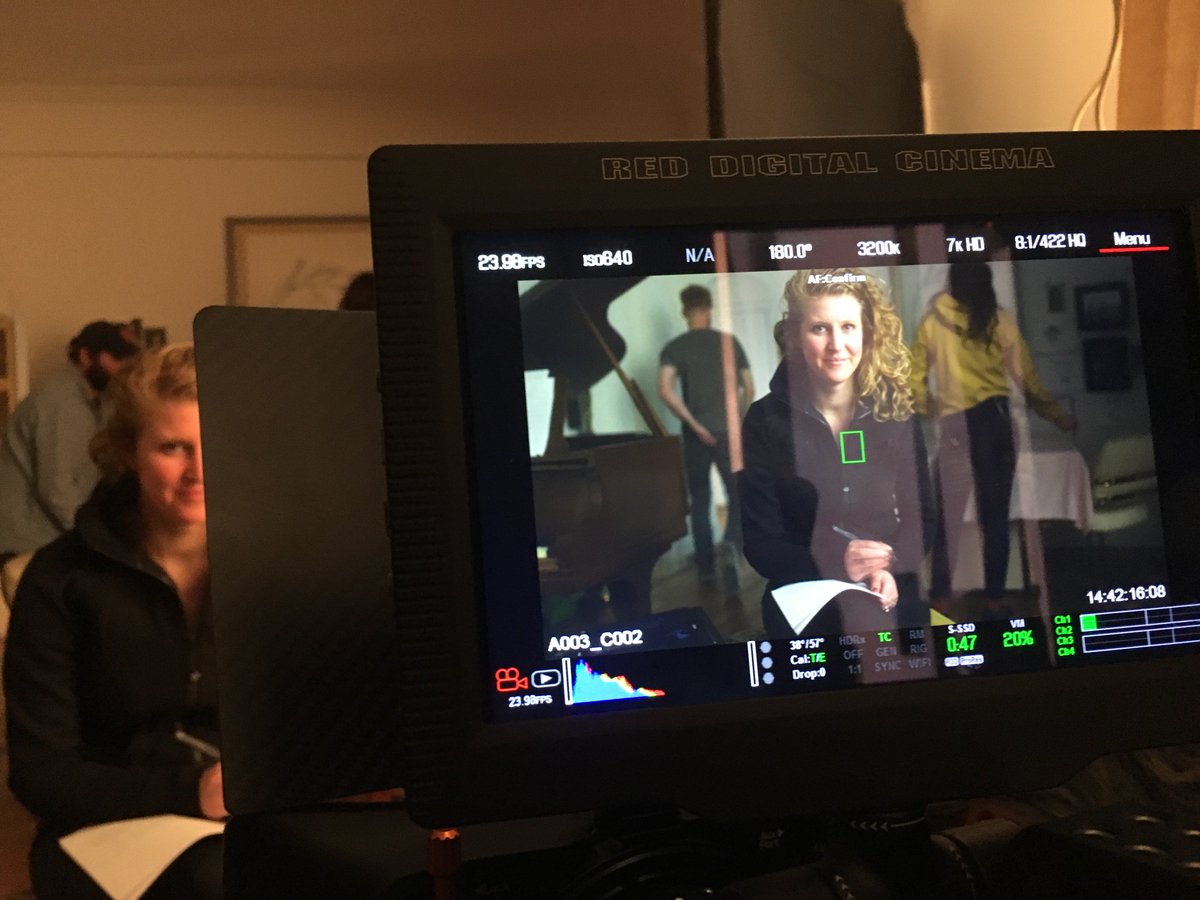 meetfictionless's tweet photo. Captured on set this past weekend - producer @NicGski sitting in as gaffer Patrick Ginnetty lights, and associate producer Zada Clarke set dresses. We can't wait to share this short film about methods to fight insomnia with all of you. https://t.co/Uij0HMo3Xu