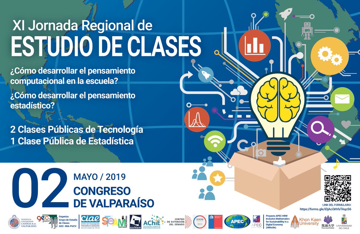 Profesores de básica y media, educadores, futuros profesores, directivos y autoridades educacionales están todos invitados a la XI JORNADA REGIONAL DE ESTUDIO DE CLASES. Para mayor información sobre el evento visita ima.ucv.cl/congreso/xi-jo… <a href="/SEREMI_EDUC_V/">Seremi de Educación Región de Valparaíso</a> <a href="/lideres_edu/">LIDERES EDUCATIVOS - PUCV</a>