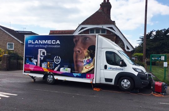 PlanmecaUK's tweet image. #PlanDemo on the road today delivering the very latest in digital dentistry to another practice. Looking to turn your practice digital? We make it easy for you to book! Simply call us on 0800 5200 330 or email marketing@planmeca and we'll do the rest! #dentist #teeth #smile