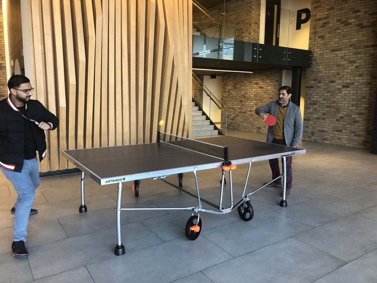 We have extended #WorldTableTennisDay into the whole week <a href="/PorterBuilding/">The Porter Building</a> 😍😍😍 tenants are having so much fun with table tennis table at our reception!!!! #Tabletennis #competitiveness #funtimes