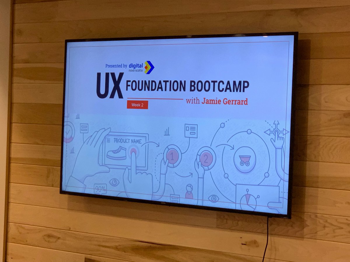 DigitalNS's tweet image. Day 2 of the #UXBootCamp with @JamieGerrard is already here!