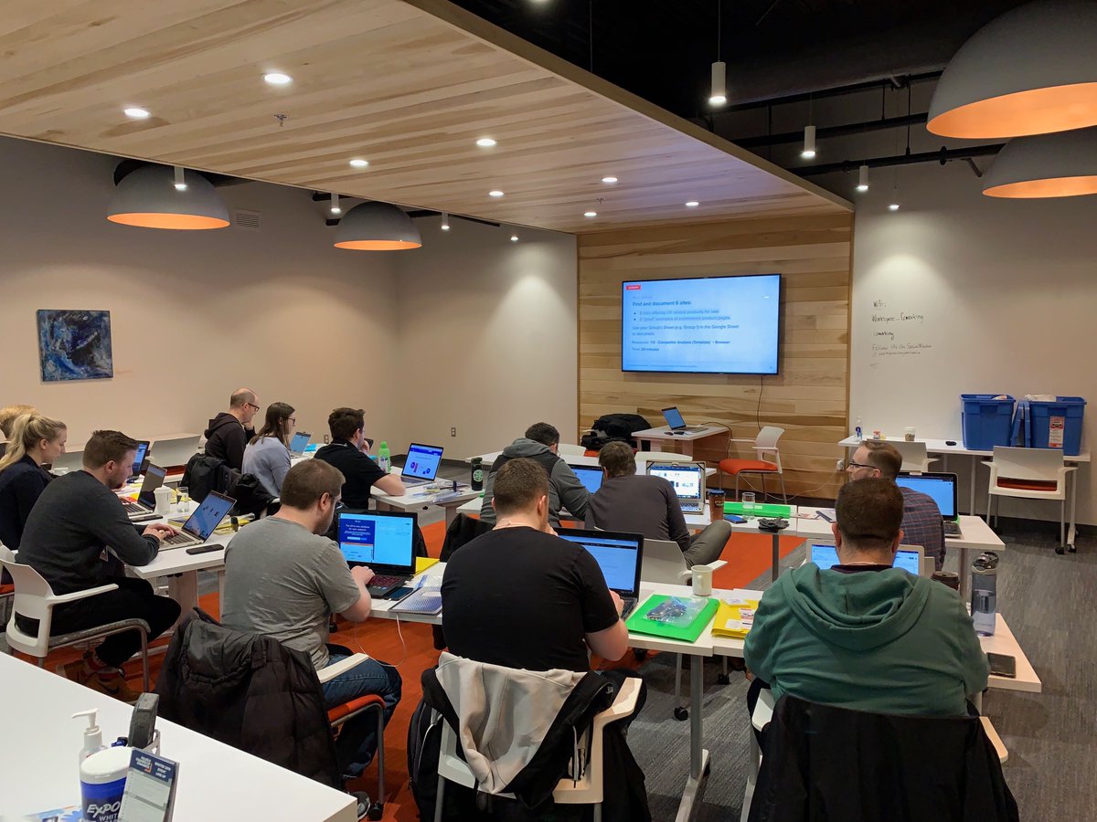 DigitalNS's tweet image. Day 2 of the #UXBootCamp with @JamieGerrard is already here!