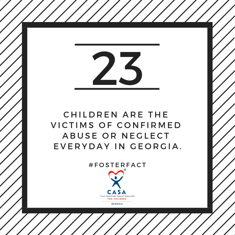GeorgiaCASA's tweet photo. You can help stop the cycle of child abuse & neglect. Become involved with CASA! https://t.co/ZKT407HlbM #FosterFact https://t.co/ZQsSaHkaDA