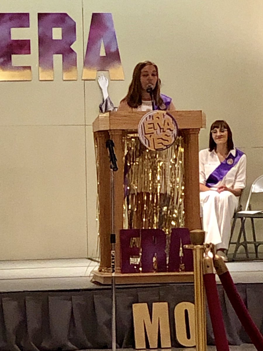 MissouriAction's tweet photo. Nichol Lynch @EmpowerMissouri  “We’ve come so far but we won’t give up til ERA is passed!” #moleg #ShowMeEqualRights #ERA4MO #project28MO #ERAYES @MOLegDems @MoSenDems https://t.co/zWkfQivxB8