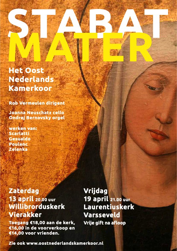 Menschen! Zo van harte aanbevolen...aanstaande zaterdag in Vierakker. En op Goede vrijdag in Varsseveld. In Vierakker zingen we het hele programma. In Varsseveld is het wat aangepast! Op naar Vierakker dus!