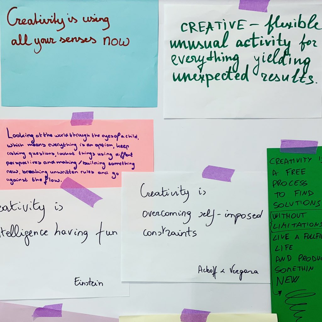sarabengts's tweet photo. How would you define creativity? For me, overcoming self-imposed constraints is crucial. #crea2019 #creativeconference #creativity https://t.co/Tk5ai61dFk