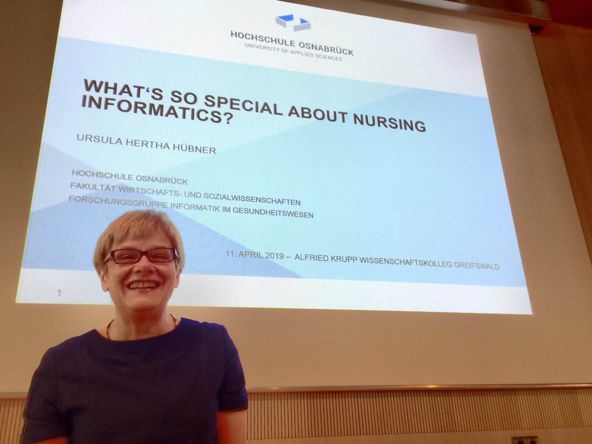 Med_Informatik's tweet photo. #DigiHealthWeek Digitalisierung in der ambulanten Intensivpflege
Keynote: Prof. Dr. Ursual Hübner (@HS_Osnabrueck): „What’s so special about Nursing Informatics?“ – Einblicke in ein innovatives Forschungsfeld der Informatik
@wissen_lockt #MeSiB @gmdsEV @EFMI @TMF_eV @BMBF https://t.co/chC91IJtmw