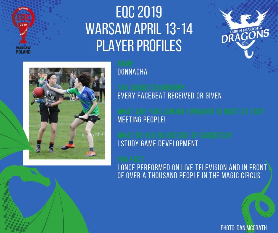 Unfortunately, our last player had to cancel his plans on short notice but he is still part of our little family so here he is: Donnacha!

#waltzingtowarsaw #quidditch #dublin #ireland #poland #harrypotter
