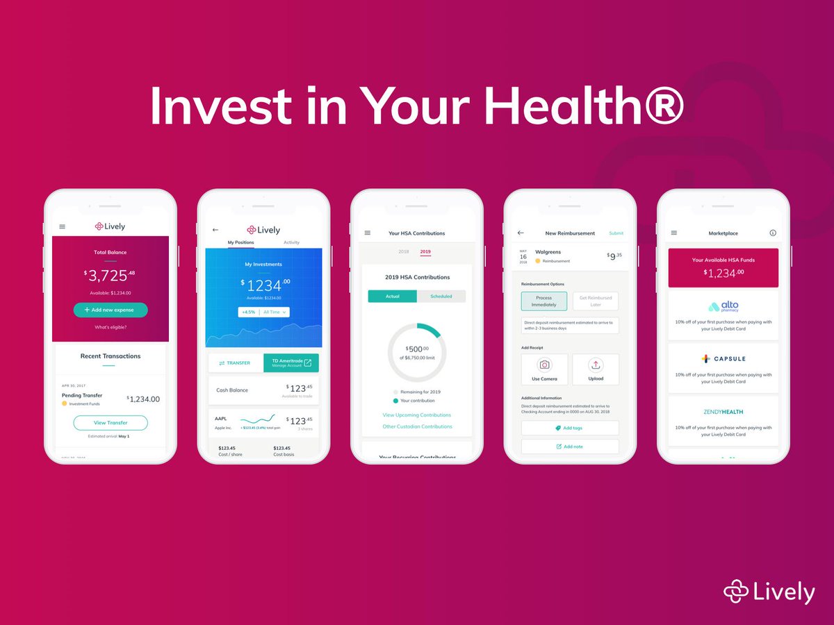 Livelyhsa's tweet image. Introducing Lively&apos;s iOS Mobile App - Save, Spend &amp;amp; Invest on the go
buff.ly/2GgNMzu #livelyHSA #HSA #healthcare