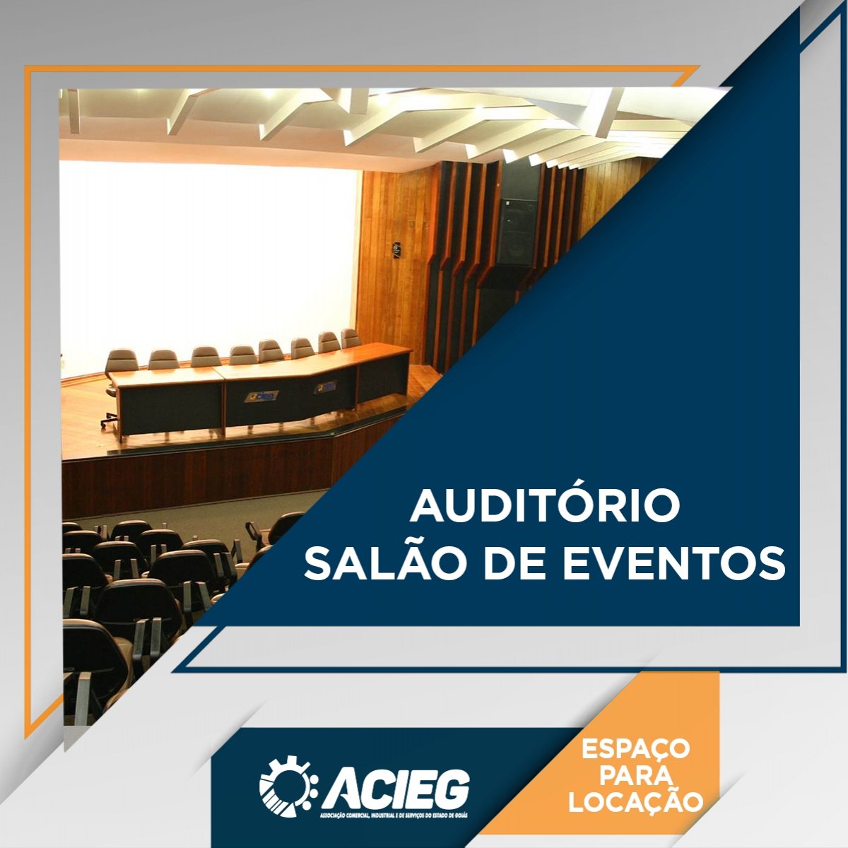 acieg's tweet photo. Nós temos o espaço para seu evento acontecer, com qualidade de estrutura, localização acessível e estacionamento próprio. #acieg | Indispensável para o empresário | https://t.co/gkPgEhB7bP https://t.co/f3IZwpsuUo