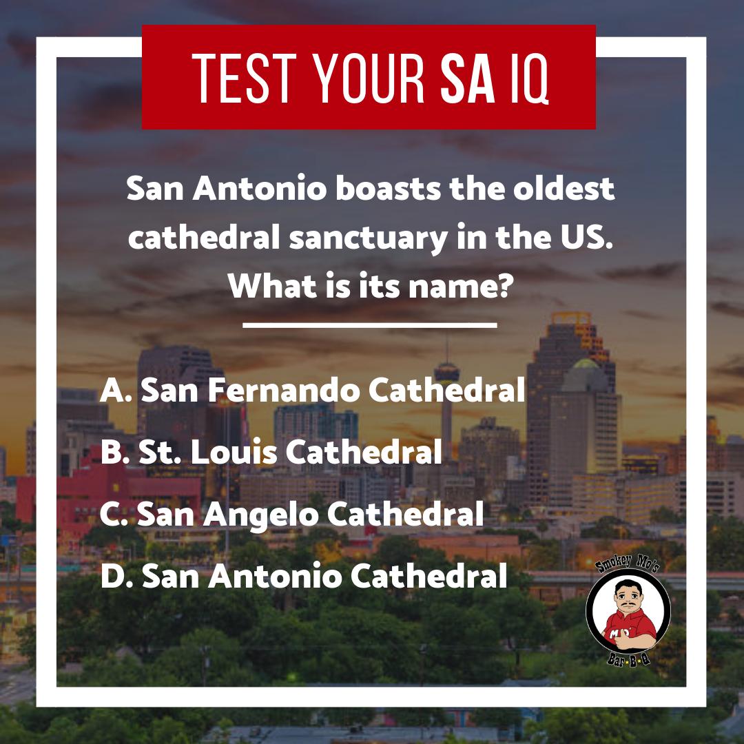 How much do you know about the city of San Antonio? Test your SA IQ! 🤓 Check back tomorrow for the answer! #SanAntonioHistory