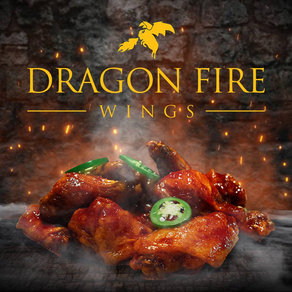 DRACARYS 

We’re making Dragon Fire wing sauce on SUNDAY ONLY for the premiere. Details: bit.ly/2YZgTyt
