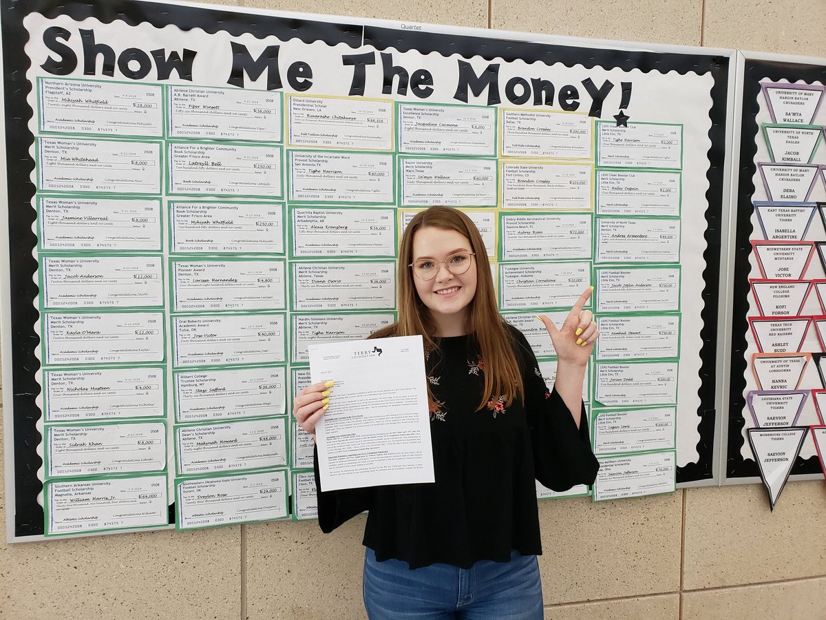 Congratulations to our very own 2019 <a href="/LittleElmHS/">Little Elm HS</a> senior Hannah Smith on being selected as a Terry Scholar for Texas Tech University!!! I am so super proud of this young lady! The Terry Scholarship is a full ride scholarship! <a href="/lecollegeready/">LE College Readiness</a> <a href="/leisd/">Little Elm ISD</a> <a href="/TxTechAdmission/">Texas Tech Admissions 🌵</a> <a href="/TerryScholars/">The Terry Foundation</a>