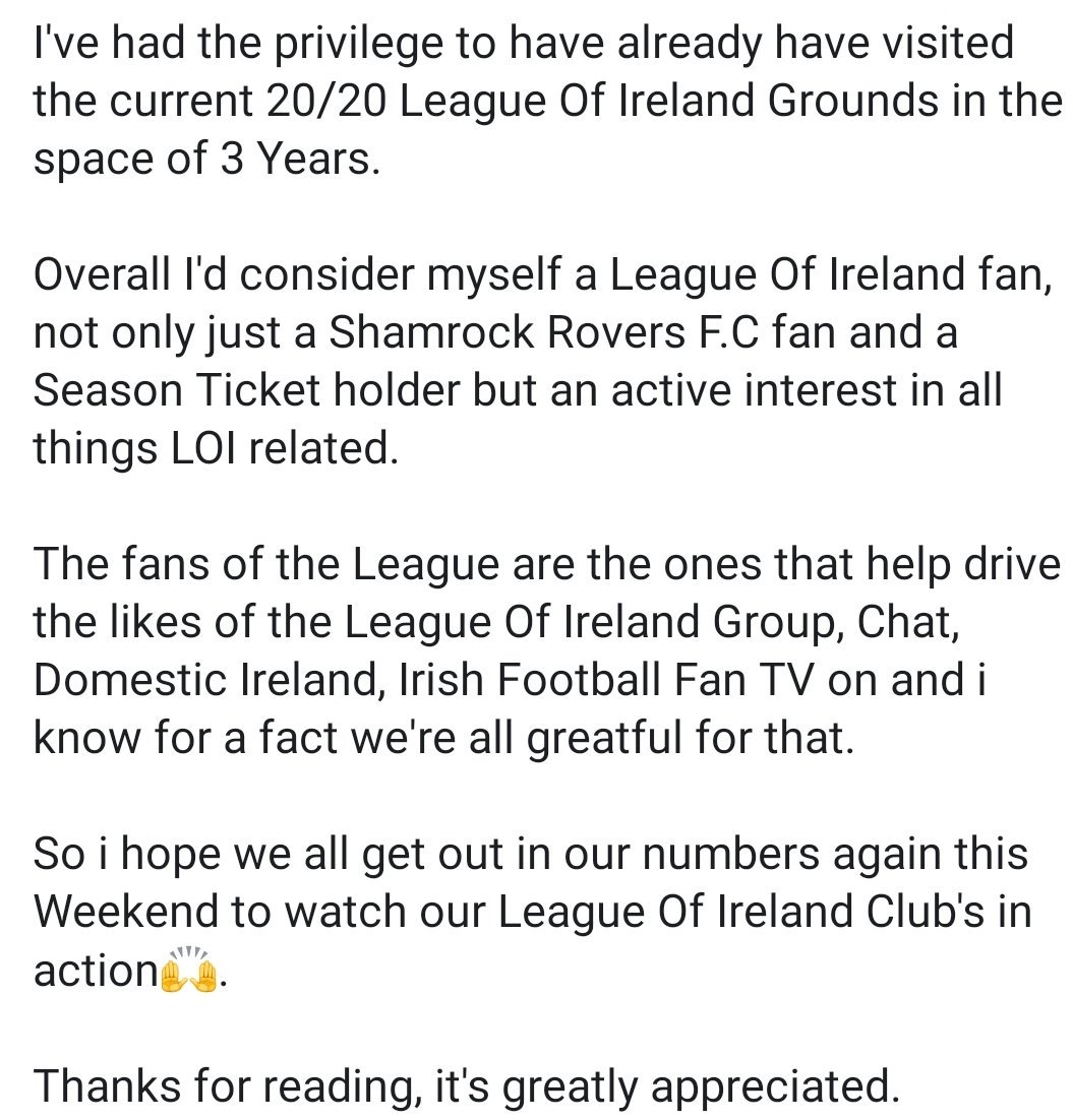LOI_GC's tweet photo. A post i posted over on our Facebook Group.
Here it is in full if you'd like to read it!
Cheers
#LOIGC #LOI #GreatestLeagueInTheWorld https://t.co/Z2TZ6PnXMx