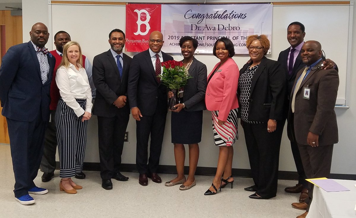 Ms_LMorgan's tweet photo. I can't think of a better person to receive the 2019 AP of the year for the SLC! Her leadership transcends beyond our #3DE team. Her efficiency and dedication can be seen throughout the school. Congratulations @BannekerJAMBA , you are more than deserving! #BHSLevelUp @Banneker_HS https://t.co/vNZYF6hwCT