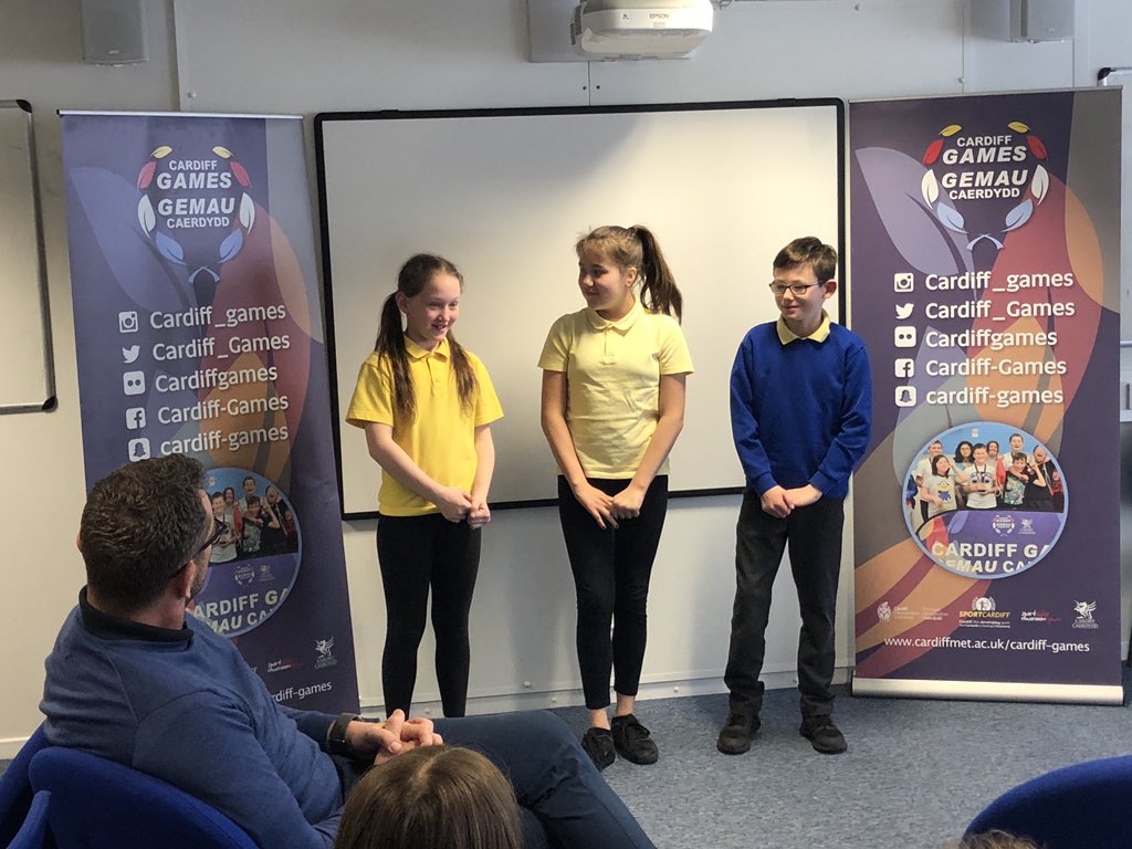 What a fantastic finale to the <a href="/Cardiff_Games/">Cardiff Games 21/22</a> <a href="/a2b_ibroadcast/">iBroadcast 📺🎤📝🎥📻</a> with <a href="/LlanFachPrm/">Llanishen Fach</a> &amp; <a href="/All_SaintsPri/">All Saints' C/W Primary School</a> schools today. The pupils applied the finishing touches to their movie using newly learnt editing skills and presented their final movie to <a href="/_SeanHolley/">Sean Holley 🎤📺🏉📝🎥🏌🏻‍♂️</a> &amp; <a href="/Cardiff_Games/">Cardiff Games 21/22</a> staff 🎥👌👍