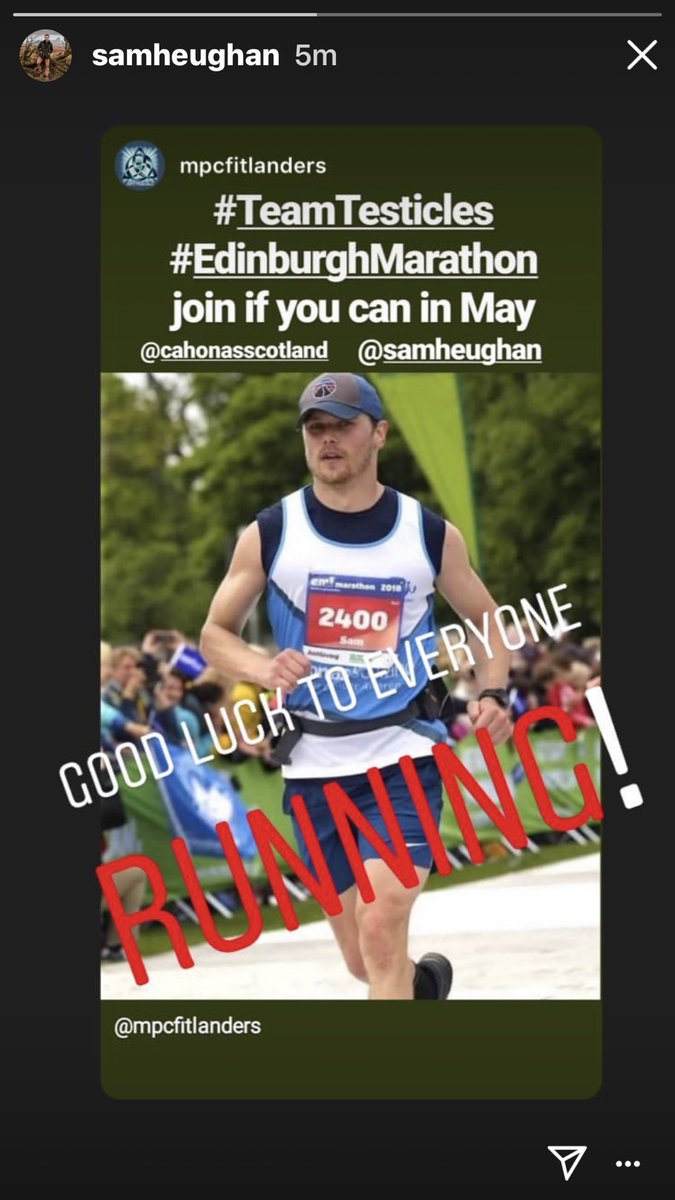 ladybay8's tweet photo. #PEAKERS family and friends!!!
Join Sam and support @CahonasScotland @SamHeughan
@MyPeakChallenge
@MPCFitlanders
#TeamTesticles #EdinburghMarathon https://t.co/1d8QhB9GaP