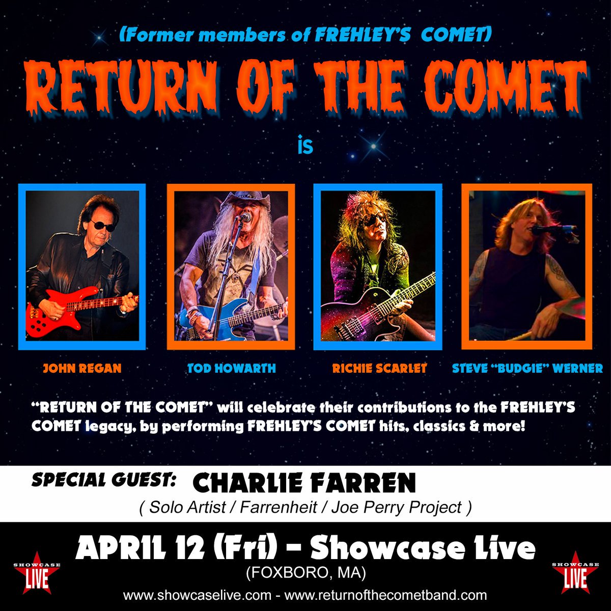 scarlet_richie's tweet photo. Back from the depths of Space! #ReturnOfTheComet = @scarlet_richie @BudgieDrummer #TodHowarth &amp; #JohnRegan! Check out #TooYoungToDie from #SellervillePA: https://t.co/aya9AIgdzc UPCOMING SHOWS: Fri 4/12 #ShowcaseLive Foxboro, MA SAT 4/13 @TheChanceComplx @CometReturn @FourByFate https://t.co/azF9slGDWM