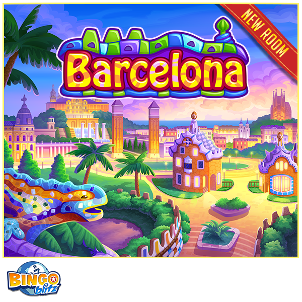 BINGOBlitz's tweet image. New World Tour room: Barcelona. Earn two stars in Las Vegas to unlock the cultural wonders of Spain's second largest city! Fan page freebie: bit.ly/2P1_BBBarcelon…