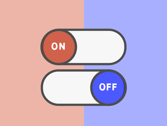 mayumi_kk19's tweet image. #DailyUi #dailyui015 #OnOffSwitch
今日のテーマはon/offスイッチ。
私は個人的にonとoffがわからなくなることがあるので色と文字を入れてわかりやすくしました。
「on」「off」だけの文字だけどフォント選びに一番時間がかかった。。
フォントの幅をもう少し広げたい。