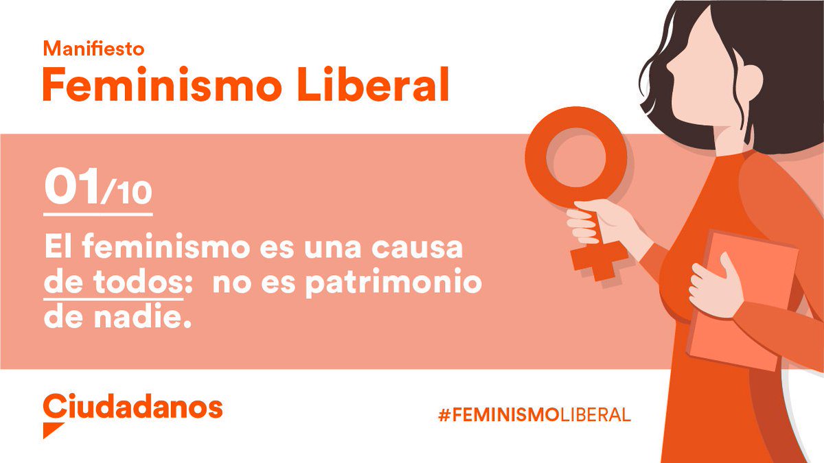 💭 @EstherRuizCs "No podemos permitir que se penalice el término de feminismo" en #LasFeministasVotamos28A

#FeminismoLiberal 👉🏻 ciudadanos-cs.org/manifiesto-fem…