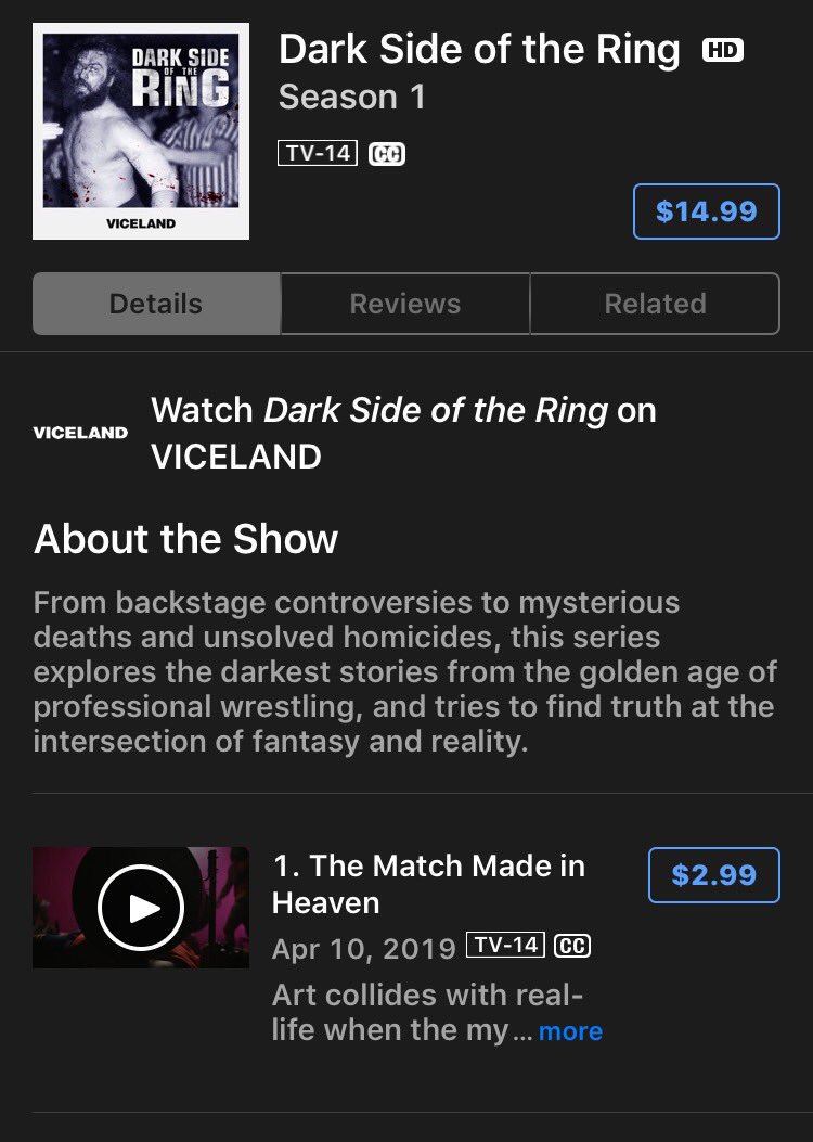 dark side of the ring viceland