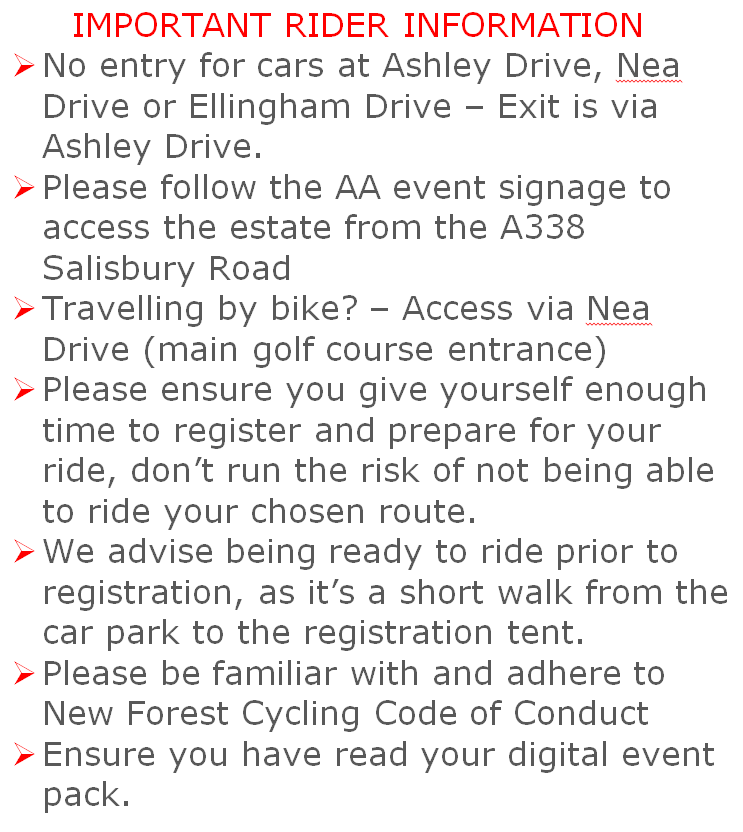 @ukcyclingevents (@ukcyclingevents) on Twitter photo Riding the <a href="/FreewheelUK/">Freewheel</a> New Forest Spring this weekend?
Please read this important rider information and your relevant event pack
Saturday Event Pack 👉ukcyclingevents.co.uk/events/info-nf…
Sunday Event Pack 👉ukcyclingevents.co.uk/events/info-nf…
New Forest Cycling Code of Conduct👉newforestnpa.gov.uk/cycling-code Riding the <a href="/FreewheelUK/">Freewheel</a> New Forest Spring this weekend?
Please read this important rider information and your relevant event pack
Saturday Event Pack 👉ukcyclingevents.co.uk/events/info-nf…
Sunday Event Pack 👉ukcyclingevents.co.uk/events/info-nf…
New Forest Cycling Code of Conduct👉newforestnpa.gov.uk/cycling-code