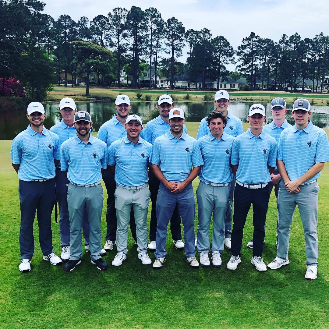 ccuwallcollege's tweet photo. Happy #nationalgolfersday & Congratulations to all the CCU students who qualified to play in the Ryder Cup! #ccu #ccugolf #tealgolf #bleedteal #tealnation #golfmanagement #rydercup #hacklercourse @HacklerCoursCCU @CCU_PGA_PGM https://t.co/hLfus558nf