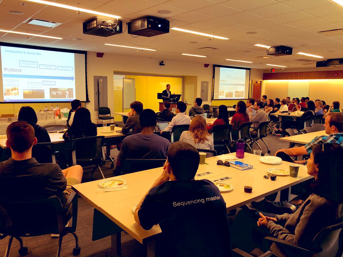 Dr. John Paderi speeaking about <a href="/SymicBio/">Symic Bio</a> at <a href="/UNCPharmacy/">UNC Pharmacy</a> #PharmSci #CareerDevelopment